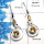 Citrine Cut - F SDE534 - Exclusive Natural Citrine Cut Gemstone Solid 92.5% Sterling Silver Designer Earrings