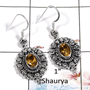 Citrine Cut - M SDE544 - Natural Citrine Gemstone Solid 925 Silver Wholesale Designer Earrings