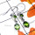 Peridot O - SDE987-Exclusive Silver Designer Earring