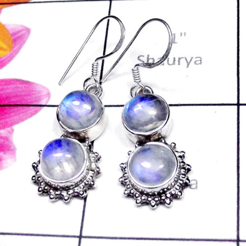 Rainbow A - SDE988-Gorgeous Design Precious Gemstone Earrings Rainbow A - SDE988-Gorgeous Design Precious Gemstone Earrings
