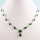 Green Onyx Cab E - SDN964 Sterling 925 Silver Manufacturer Semiprecious Gemstone Handmade Necklace SDN964