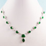 Green Onyx Cab E - SDN964 Sterling 925 Silver Manufacturer Semiprecious Gemstone Handmade Necklace SDN964