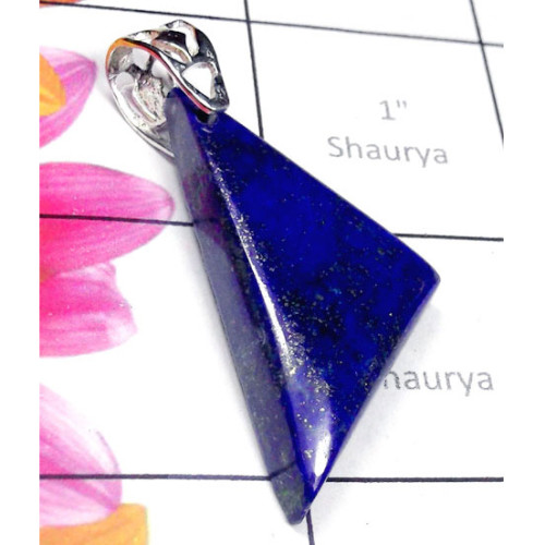 Lapis H - SDP998-Lapis Gemstone Beautiful Drilled Pendants
