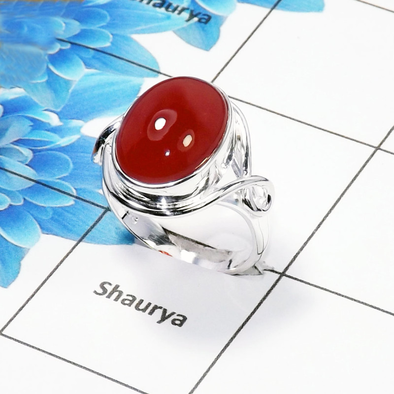 Carnelian Gemstone Designer Ring SDR443-C- 925 Sterling Silver With Carnelian Gemstone Wholesale Rings Carnelian Gemstone Designer Ring SDR443-C- 925 Sterling Silver With Carnelian Gemstone Wholesale Rings