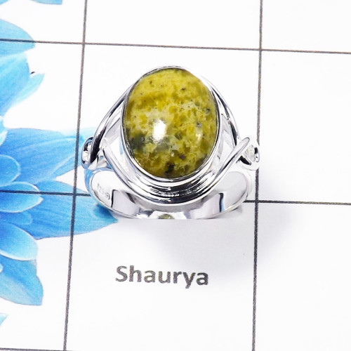 Connemara marble Gemstone Designer Ring SDR443-I- 925 Sterling Silver Connemara marble Gemstone Wholesale Rings