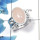 Rose Quartz Cab D - SDR451 - Gorgeous Natural Pink Rose Quartz Gemstone Designer Ring 925 Sterling Silver