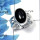 Black Onyx Cab F - SDR451 - Natural Black Onyx 10x14mm Oval Cab Gemstone Designer Ring 925 Sterling Silver