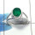 Green Onyx Cut O - SDR459 - Newly Arrival Natural Green Onyx Cut Gemstone Designer Ring 925 Sterling Silver