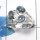 Labradorite Cab B - SDR461 - Solid 925 Sterling Silver Natural Blue Fire Labradorite Gemstone Designer Ring