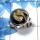 Pyrite Druzy B - SDR478 - Solid 92.5% Sterling Silver Natural Pyrite Druzy Gemstone Designer Ring