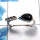 Black Onyx Cab & White Topaz Cut C - SDR480 - Indian Company Made Solid 925 Sterling Silver Light Weight Casting Ring