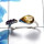 Citrine & Amethyst Cut J - SDR480 - Solid 925 Sterling Silver Natural Citrine & Amethyst Cut Gemstone Light Weight Casting Ring