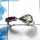 Green Amethyst & Amethyst Cut O - SDR480 - Natural Green Amethyst Cut Gemstone 925 Sterling Silver Casting Ring