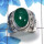 Green Onyx Cab E - SDR484 - Exclusive Natural Green Onyx Oval Shape Gemstone 925 Sterling Silver Designer Ring