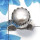 Pearl Cab B - SDR487 - Gorgeous Natural Pearl 12mm Round Cab Gemstone 925 Sterling Silver Designer Ring
