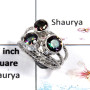 Mystic Cut - A - SDR503 - Natural Multi color Mystic Cut Gemstone 925 Sterling Silver Designer Ring