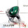 Chrysocolla Cab - C - SDR505 - Gorgeous Natural Blue Chrysocolla Gemstone 925 Sterling Silver Plain Setting Ring