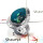Chrysocolla Cab - F - SDR505 - Solid 92.5% Sterling Silver Natural Blue Chrysocolla Pear Cab Gemstone Designer Ring