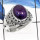 Amethyst Cab-L SDR508-Party Wear Designer Wholesale Ring 925 Sterling Silver