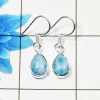 Larimar Gemstone Earring SI2ER109-O 925 Sterling Silver Larimar Gemstone Teardrop Earrings Larimar Gemstone Earring SI2ER109-O 925 Sterling Silver Larimar Gemstone Teardrop Earrings