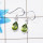 Cut Peridot Gemstone Earring SI2ER109-B 925 Sterling Silver Peridot Gemstone Teardrop Earrings