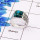 Turquoise Cab G - SMR996 - Stunning Blue Copper Turquoise Gemstone 925 Sterling Silver Casting Mens Ring