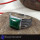 Malachite Cab - A - SMR997 - Latest Collection Natural Green Malachite Cab Gemstone 925 Silver Casting Mens Ring