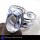 Crystal Cut O - SNB992 - Solid 92.5% Sterling Silver Natural Crystal Oval Cut Gemstone Handmade Adjustable Bangle