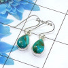 Blue Turquoise Cab Earring B - SPE752-Latest Collection Pear Shape Solid 925 Sterling Silver Factory Handmade Earrings Blue Turquoise Cab Earring B - SPE752-Latest Collection Pear Shape Solid 925 Sterling Silver Factory Handmade Earrings
