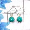 Blue Turquoise Cab Earring C - SPE752-Latest Collection Round Shape Solid 925 Sterling Silver Factory Handmade Earrings Blue Turquoise Cab Earring C - SPE752-Latest Collection Round Shape Solid 925 Sterling Silver Factory Handmade Earrings