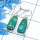 Blue Copper Turquoise Cab Earring A - SPE753-Latest Collection Solid 925 Sterling Silver Factory Handmade Earrings