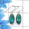 Blue Copper Turquoise Cab Earring E - SPE753-Latest Collection Oval Shape Solid 925 Sterling Silver Factory Handmade Earrings Blue Copper Turquoise Cab Earring E - SPE753-Latest Collection Oval Shape Solid 925 Sterling Silver Factory Handmade Earrings