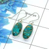 Blue Copper Turquoise Cab Earring E - SPE753-Latest Collection Oval Shape Solid 925 Sterling Silver Factory Handmade Earrings Blue Copper Turquoise Cab Earring E - SPE753-Latest Collection Oval Shape Solid 925 Sterling Silver Factory Handmade Earrings