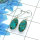 Blue Copper Turquoise Cab Earring E - SPE753-Latest Collection Oval Shape Solid 925 Sterling Silver Factory Handmade Earrings