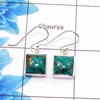 Blue Copper Turquoise Cab Earring I - SPE753-Latest Collection Square Shape Solid 925 Sterling Silver Factory Handmade Earrings Blue Copper Turquoise Cab Earring I - SPE753-Latest Collection Square Shape Solid 925 Sterling Silver Factory Handmade Earrings