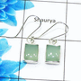 Natural Aqua Chalcedony Cab Earring A - SPE754-Latest Collection Octagon Shape 925 Sterling Silver Factory Handmade Earrings