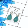 Natural Aqua Chalcedony Cab Earring C - SPE754-Latest Collection Pear Shape 925 Sterling Silver Factory Handmade Earrings Natural Aqua Chalcedony Cab Earring C - SPE754-Latest Collection Pear Shape 925 Sterling Silver Factory Handmade Earrings