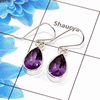 Stunning Amethyst Cut Earring E - SPE757-New Collection Pear Shape 925 Sterling Silver Factory Handmade Earrings Stunning Amethyst Cut Earring E - SPE757-New Collection Pear Shape 925 Sterling Silver Factory Handmade Earrings