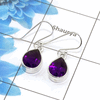 Stunning Amethyst Cut Earring F - SPE757-New Collection Pear Shape 925 Sterling Silver Factory Handmade Earrings