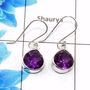 Stunning Amethyst Cut Earring G - SPE757-New Collection Trillion Shape 925 Sterling Silver Factory Handmade Earrings