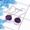 Stunning Amethyst Cut Earring G - SPE757-New Collection Trillion Shape 925 Sterling Silver Factory Handmade Earrings