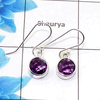 Stunning Amethyst Cut Earring K - SPE757-New Collection Round Shape Checker Cut 925 Sterling Silver Factory Handmade Earrings Stunning Amethyst Cut Earring K - SPE757-New Collection Round Shape Checker Cut 925 Sterling Silver Factory Handmade Earrings