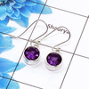 Stunning Amethyst Cut Earring L - SPE757-New Collection Round Shape 925 Sterling Silver Factory Handmade Earrings Stunning Amethyst Cut Earring L - SPE757-New Collection Round Shape 925 Sterling Silver Factory Handmade Earrings