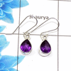 Stunning Amethyst Cut Earring O - SPE757-New Collection Pan Shape 925 Sterling Silver Factory Handmade Earrings Stunning Amethyst Cut Earring O - SPE757-New Collection Pan Shape 925 Sterling Silver Factory Handmade Earrings