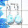 Larimar Cab A - SPE760-Leverback 925 Sterling Silver Factory Handmade Earrings