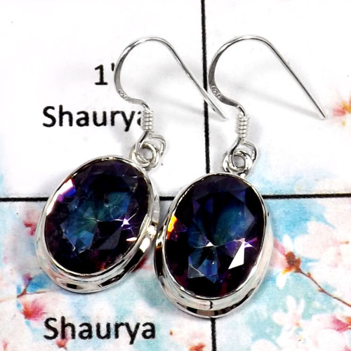 Mystic Quartz-N SD413-Party Wear Cut Gemstone Handmade Wholesale Pendant 925 Sterling Silver Mystic Quartz-N SD413-Party Wear Cut Gemstone Handmade Wholesale Pendant 925 Sterling Silver
