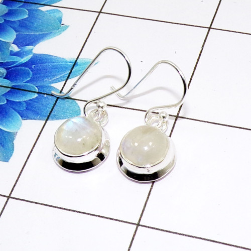 Rainbow Cab J - SPE769-Amazing 925 Sterling Silver Factory Handmade Earrings