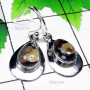 Turtella Jasper B - SPE998-Cab Multi Gemstone Stunning Earring
