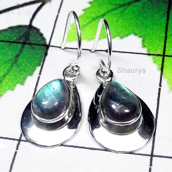 Labradorite O - SPE998-Cab Multi Gemstone Stunning Earring Labradorite O - SPE998-Cab Multi Gemstone Stunning Earring