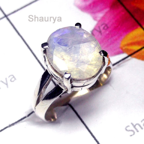 Rainbow A - SPR997-925 Sterling Silver Gorgeous Gemstone Ring Rainbow A - SPR997-925 Sterling Silver Gorgeous Gemstone Ring